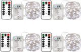 Brightown Fairy Lights – Silver Wire 2-Pack String Lights for Cozy Bedroom Decor and Living Room Ambiance