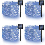 TW SHINE Solar String Lights – 80 FT 240 LED Outdoor Patio Lights, 8 Modes Waterproof Copper Wire for Camping and Backyard