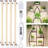 LORDEM Grow Light Strip – Sleek Plant Shelf Accent for Modern Living Room Decor, 13 Inch Slim Profile