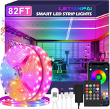 HiLighting 300FT RGB LED Strip Lights – Cuttable Color Changing Mood Lighting for Bedroom, Living Room and Studio Apartment Aesthetic