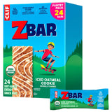 Zbar Iced Oatmeal Cookie Snack Bars – Lunchbox Snack for Active Kids, 24 Individually Wrapped Organic Granola Bars