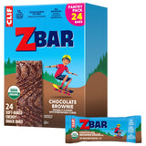 Zbar Chocolate Brownie Soft-Baked Granola Bars — Portable Snack for Family Road Trips and Camping, 24 Pack