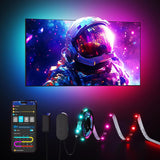 Govee TV LED Backlight Strip – Thoughtful Housewarming Gift for Tech Lovers, 40-50 inch TV RGBIC Glow