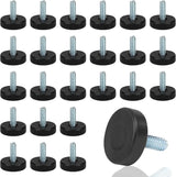 IronFix Furniture Levelers – Sleek Living Room Floor Protector for Wobbly Tables, Adjustable Threaded Feet Set of 12