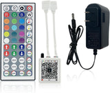 KEXU 44 Key RGB LED Strip Controller – Clean Simple Ambient Lighting Kit for Clutter Free Bedrooms