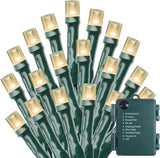 Brightever 50 LED Battery String Lights – Cozy Bedroom Decor with Warm White Glow
