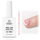 Beetles Gel Polish Base Coat Peel Off – Stress-Free Nail Care for Weak, Damaged, or Thin Nails
