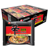 Nongshim Shin Ramyun Black – Warming Spicy Ritual for Mindful Wind-Down, Beef Bone Broth Korean Ramen