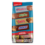 SNICKERS, TWIX, MILKY WAY & 3 MUSKETEERS Minis Variety Pack – Single-Bag Assortment for Intentional Party Hosts