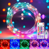 Minetom Fairy Lights Color Changing – Thoughtful Birthday Gift for Her, 33FT Remote Controlled String Lights