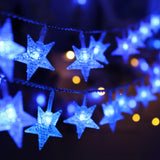 Starlite Star String Lights – Cozy Bedroom Decor with 20FT of Warm White Twinkle Ambiance