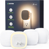 AUVON Backlit LED Night Light – Flameless Fall Prevention Lighting for Hallways, Bathrooms and Staircases