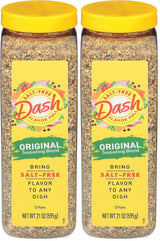 Dash Salt-Free Seasoning Blend, Original, 21 Ounce – Family-Friendly Sodium-Free Flavor for Weeknight Dinners