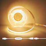 LuminGlow COB LED Strip – USB Task Light for Sewing Machine and Craft Desk, 5V CRI93+ Bias Lighting