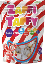 Zollipops KETO Taffy Natural Fruit 3oz Pack of 2 – No-Sugar-Added Taffy for Kids Lunches and On-the-Go Parents
