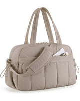 BAGSMART Four-Compartment Duffle – Minimalist Carry-On for Capsule Wardrobe Travelers