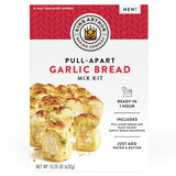 King Arthur Baking Company Pull-Apart Garlic Bread Mix Kit – 1-Hour Holiday Side for Efficient Meal Prep