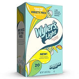 Wyler's Light Singles to Go – Sugar-Free Single-Serve Water Flavor Packets for Dorm Room and College Campus Use