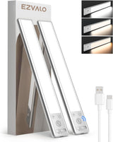 EZVALO Slim LED Light – Tool-Free Magnetic Install for Clean Under-Cabinet and Closet Spaces