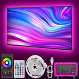 LED Light Strip for Bedtime Routine – 20ft USB Backlight Behind TV with App Timer, Dimmable Ambient Lighting for Wind Down & Eye Strain Relief