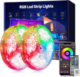 Aogistc LED Strip Lights 148ft-250ft – Birthday Gift for Her with 16M Color Options, App and Remote Control