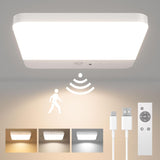 FULEN Motion Sensor Ceiling Light – Ultra-Slim 0.63 Inch Flush Mount for Modern Minimalist Homes
