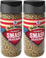 McCormick Grill Mates Classic Smash Seasoning – Family-Safe Gluten-Free Blend for Kid-Friendly Burger Nights