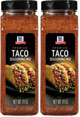 McCormick Premium Taco Seasoning Mix, 24 oz – Clean-Label Taco Seasoning for Mindful Home Cooking