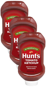 Hunt's Tomato Ketchup Squeeze Bottle 32 oz – No-Preservative Family Condiment for Mindful Weeknight Meals