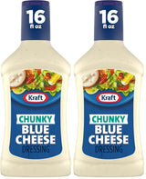 Kraft Chunky Blue Cheese Dressing – Family Table Salad Topper for Weeknight Dinners and Lunchbox Sides