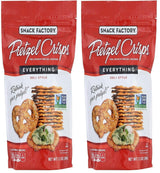 Snack Factory Pretzel Crisp Everything – Baked Better-for-You Snack Replacement for Clean Eating