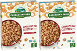 Cascadian Farm Organic Cinnamon Oat Clusters – Organic Lunchbox Cereal for Children’s Snacks