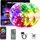 Lumiflux Aurora LED Strip Lights – 200ft Child-Safe Bedroom Lighting for Kids and Teens
