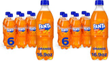 Fanta Orange Soda – Caffeine-Free Afternoon Refreshment, 6 Pack of 16.9 fl oz Bottles