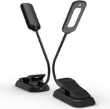 Book Light – Effortless Cordless Reading Light for Streamlined Spaces, Adjustable Gooseneck with 3 Brightness Levels