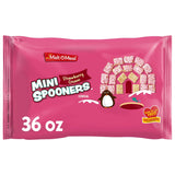 Malt-O-Meal Strawberry Cream Mini Spooners Shredded Wheat Cereal, Sweet Frosted Strawberry Snack Cereal for Kids Lunchboxes and After-School Snacking, 36 OZ Resealable Bag