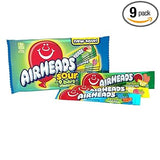 Airheads Sour Taffy Candy – Peanut-Free, Gluten-Free Snack Pack for School Parties and Birthday Goodie Bags