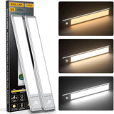 LuminEdge Motion Sensor Light – Flameless Under Cabinet Safety Light for Kitchens, Stairs & Hallways, Rechargeable LED