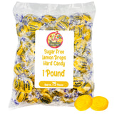 Sugar Free Lemon Drops - Arcor Hard Candy for Road Trip Snacking, Diabetic Friendly