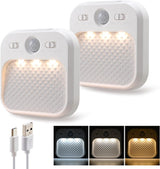 LumaGlow LED Night Light 2 Pack – Child-Safe Nursery Motion Light with Auto-Off Timer