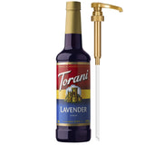 Torani Lavender Coffee Syrup for Home Office and Study Nook, Focus Enhancing Floral Flavor for Productive Afternoon Lattes