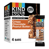 KIND Protein MAX Sweet & Salty Caramel Peanut Crisp Bars – Stress-Free Keto Snack for Wind-Down Evenings, Low Sugar Recovery