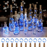 Brightown Cork Fairy Lights for Bottles – Cozy Living Room Accent Lighting, Warm White Wire String for Upcycled Décor