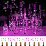 Brightown Cork Fairy Lights for Bottles – Cozy Living Room Accent Lighting, Warm White Wire String for Upcycled Décor