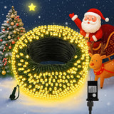 IP44 Waterproof LED String Lights for Patio and Garden, 8 Mode Connectable Outdoor Fairy Lights