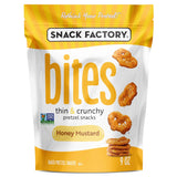 Snack Factory Honey Mustard Bites, 9 Oz Bag – Non-GMO Afternoon Crunch for Mindful Snackers