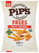 Pipsnacks Fiery Cheddar Fries, 5 Oz – After-School Snack for Kids Pantry