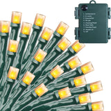 Lumify Home Battery Operated Christmas Lights - Flameless LED String for Home Safety, No Outlet Required