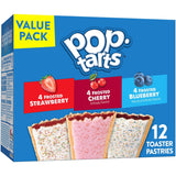 Pop-Tarts Frosted Pastry Variety, Kids Breakfast Snacks, Lunchbox 2-Count Pouches, 20.3oz Box (12 Count)