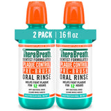 TheraBreath Pre-Brush Oral Rinse – Premium Dentist-Formulated Plaque Defense, 16 Fl Oz Pack of 2